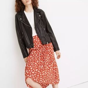 Madewell Washed Leather Motorcycle Jacket